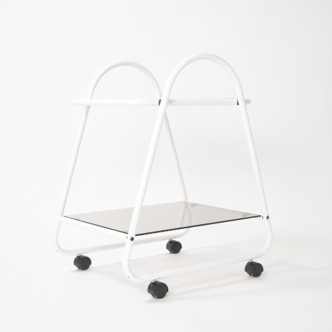 ARCHWAY tubular bar cart/trolley