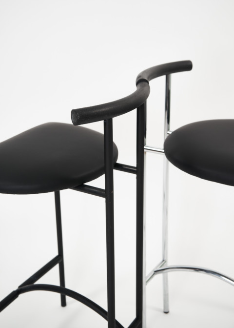 Pair of Tokyo stools by Rodney Kinsman for Bieffeplast