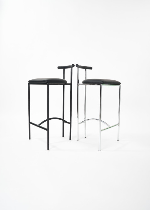 Pair of Tokyo stools by Rodney Kinsman for Bieffeplast