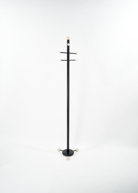 Artisanal Atomic Age coat stand