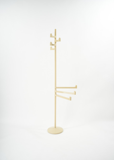 Beige coat stand by Makio Hasuike for Gedy