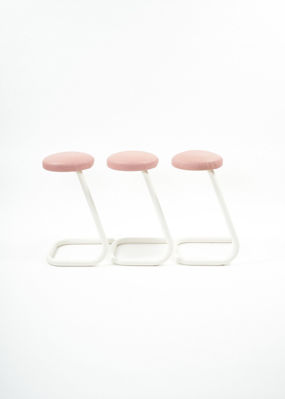 Trio of PAPERCLIP stools for Amisco