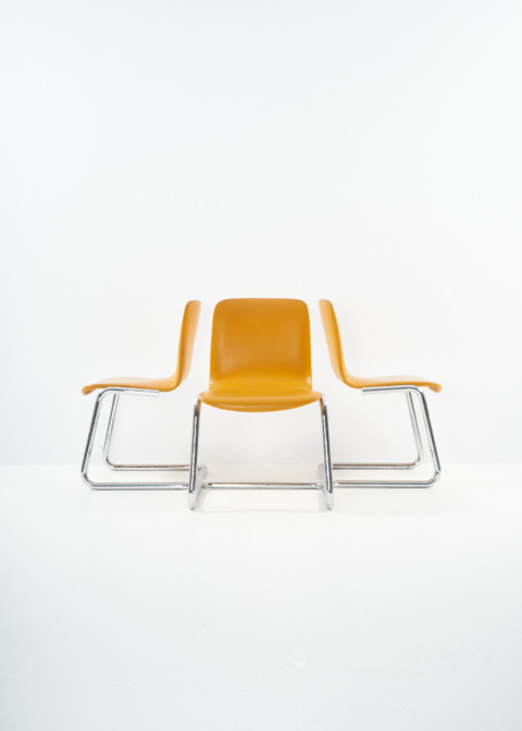 YELLOW chair by Philip Salmon & Hugh Hamilton for Kinetics