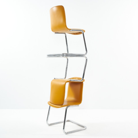 YELLOW chair by Philip Salmon & Hugh Hamilton for Kinetics